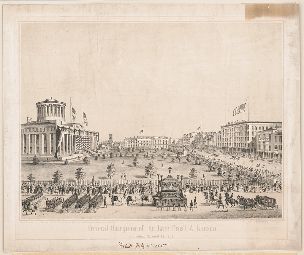 Funeral obsequies of the late Pres't A. Lincoln, Columbus, O., April 29, 1865