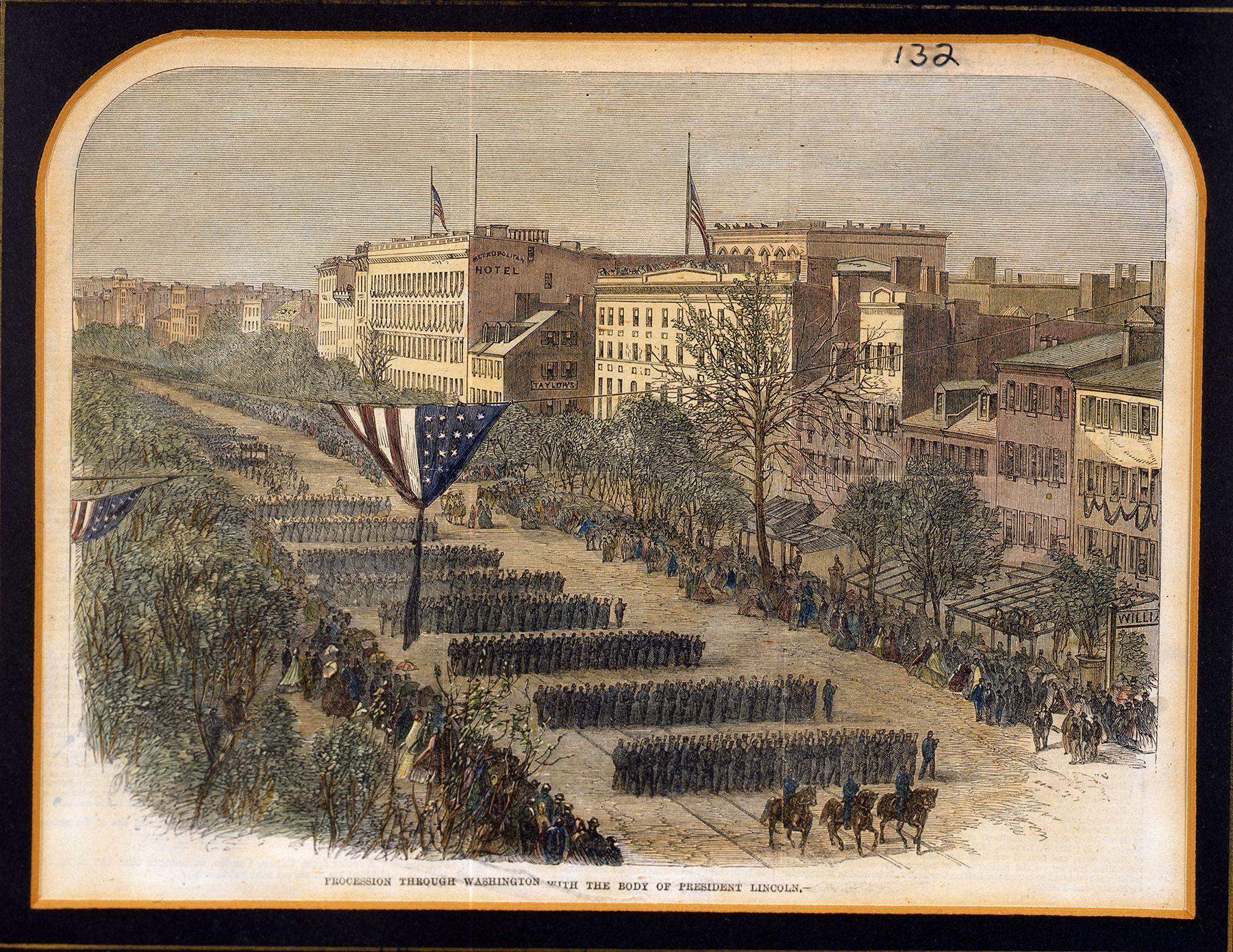 Procession Through Washington with the Body of President Lincoln
