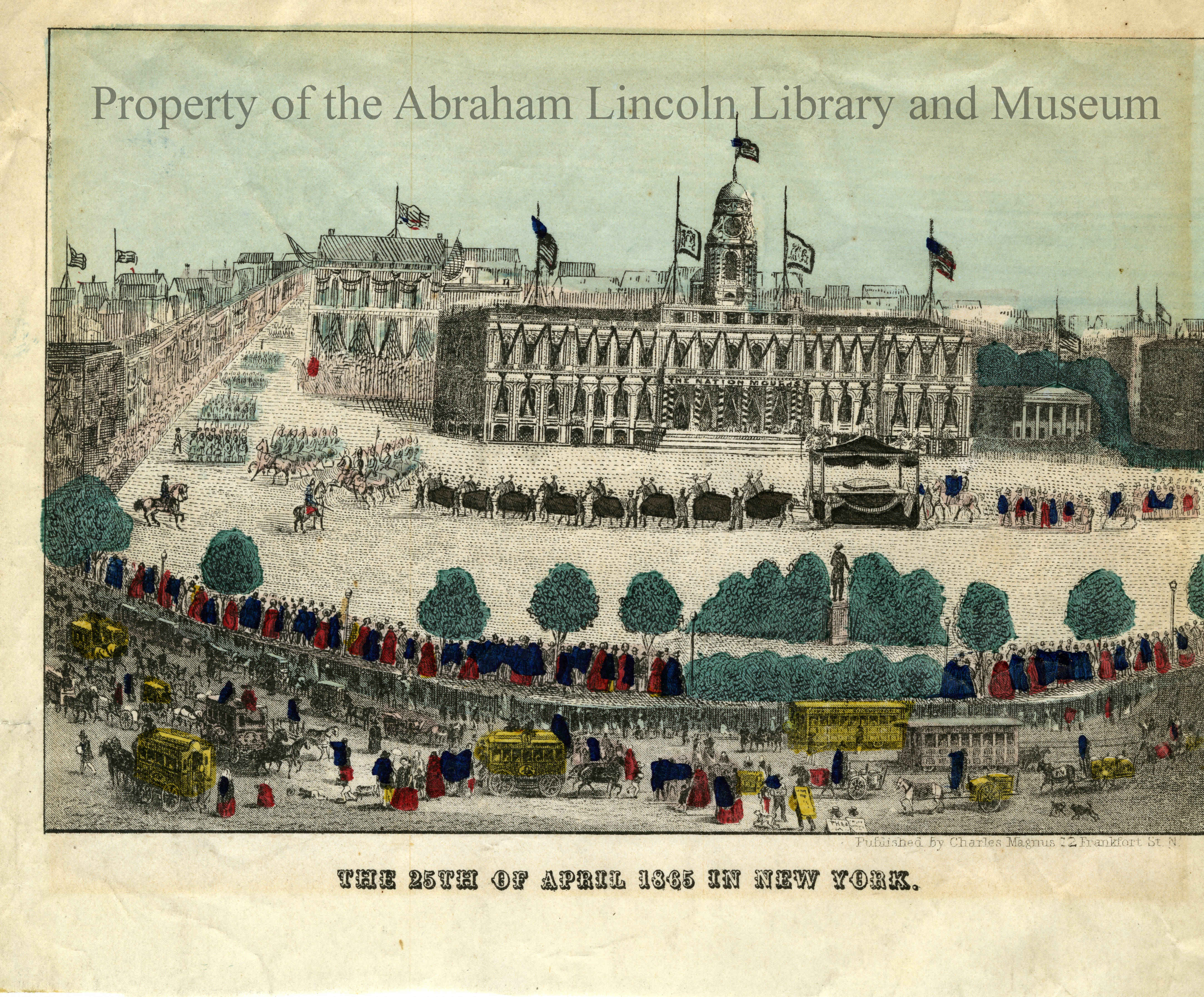 The 25th of April 1865 in New York