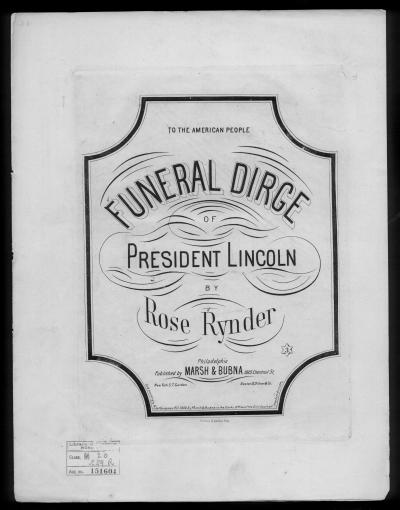 Funeral Dirge of President Lincoln