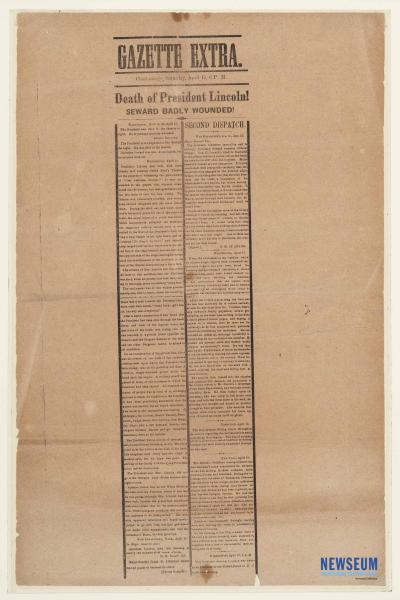 [Chattanooga Daily] Gazette Extra, April 15, [1865]