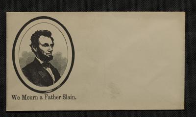 Mourning Envelope with Portrait of Lincoln